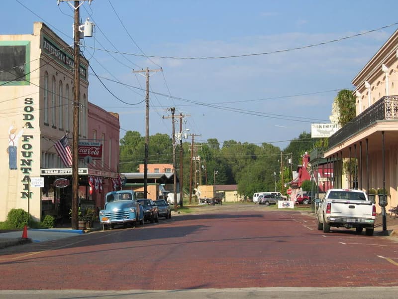 Historic downtown Jefferson, Texas
